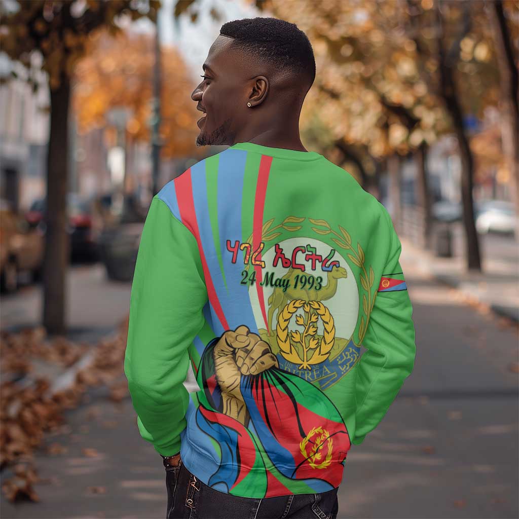 Happy Eritrea Independence Day Sweatshirt 34th Anniversary LT15