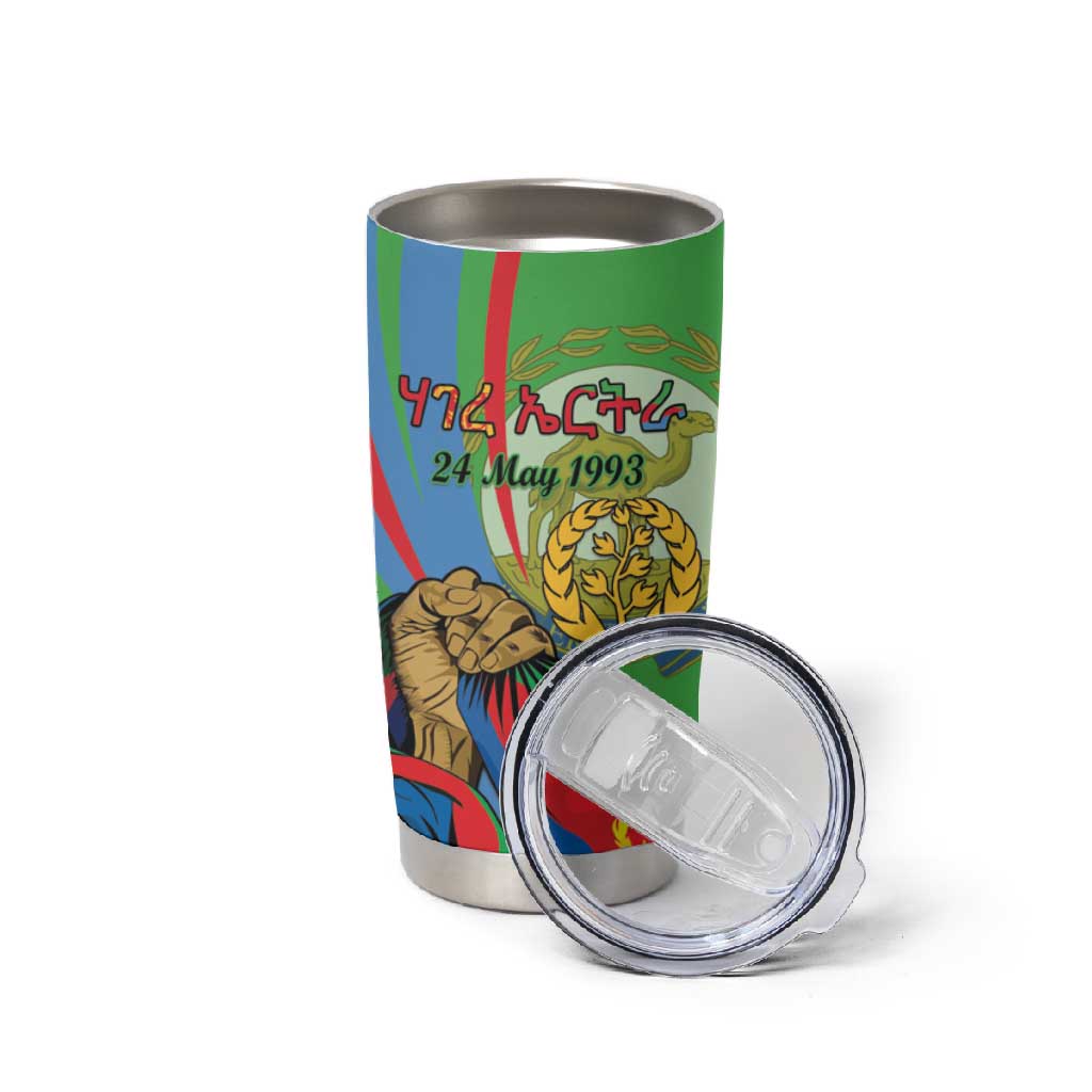 Happy Eritrea Independence Day Tumbler Cup 34th Anniversary LT15