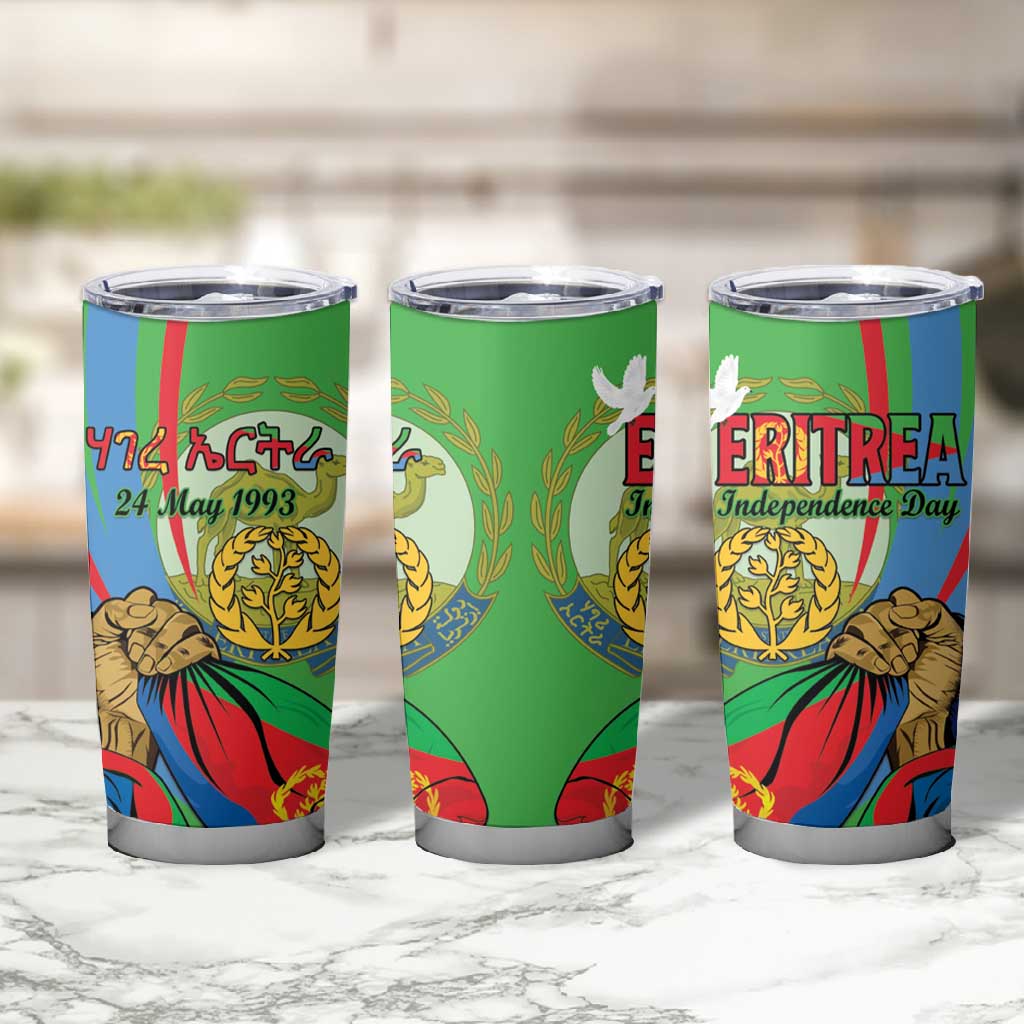 Happy Eritrea Independence Day Tumbler Cup 34th Anniversary LT15