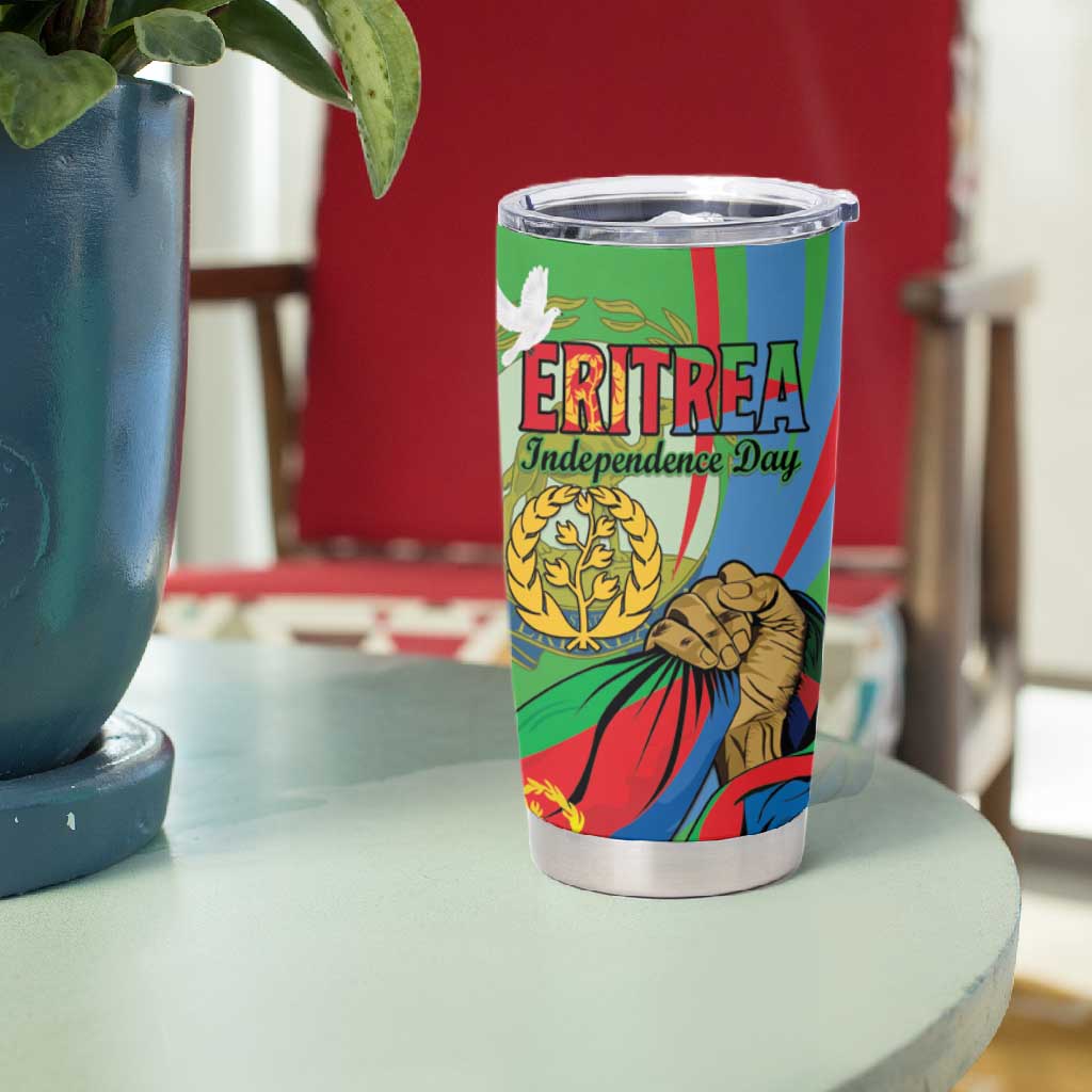 Happy Eritrea Independence Day Tumbler Cup 34th Anniversary LT15