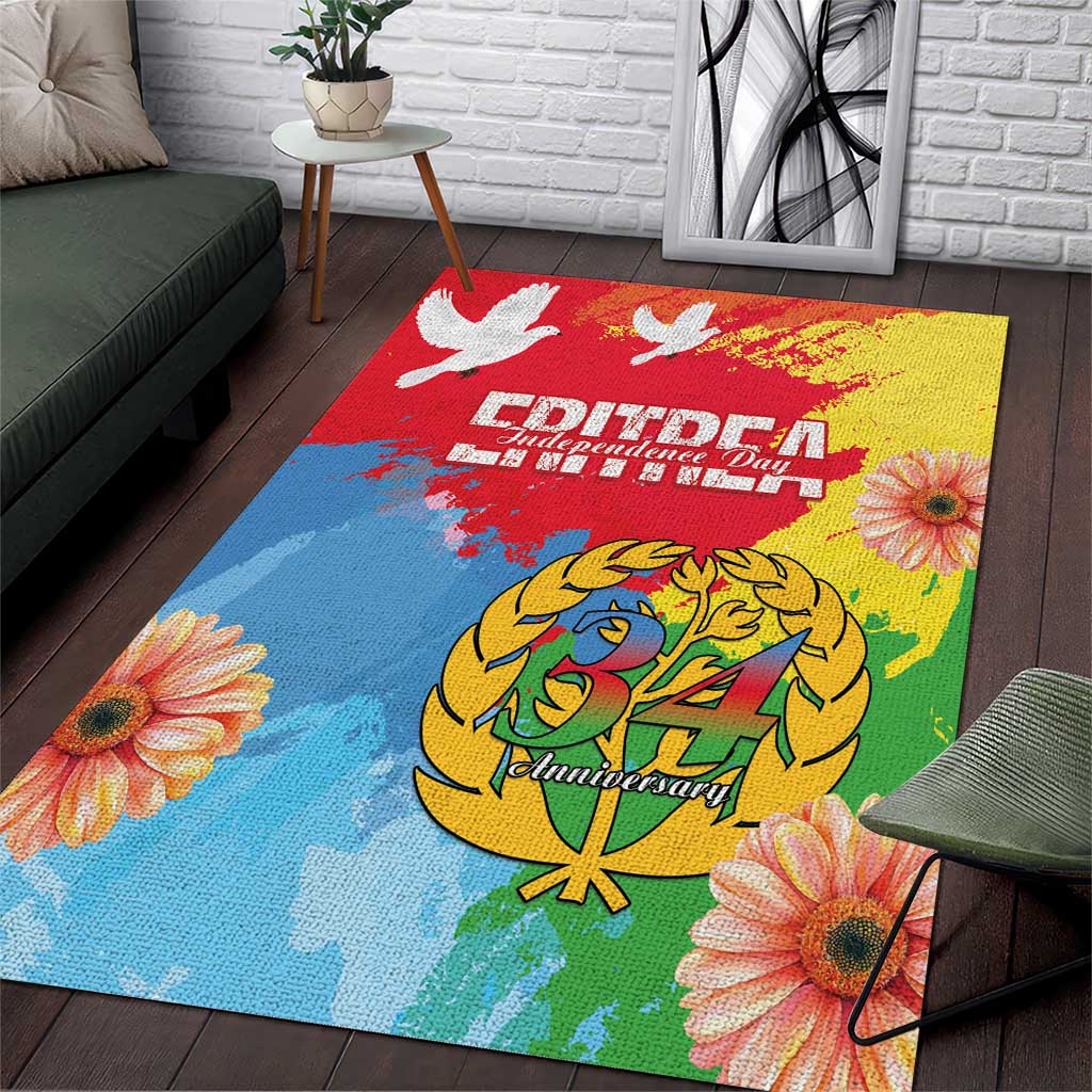 Eritrea Area Rug Happy Independence Day LT15
