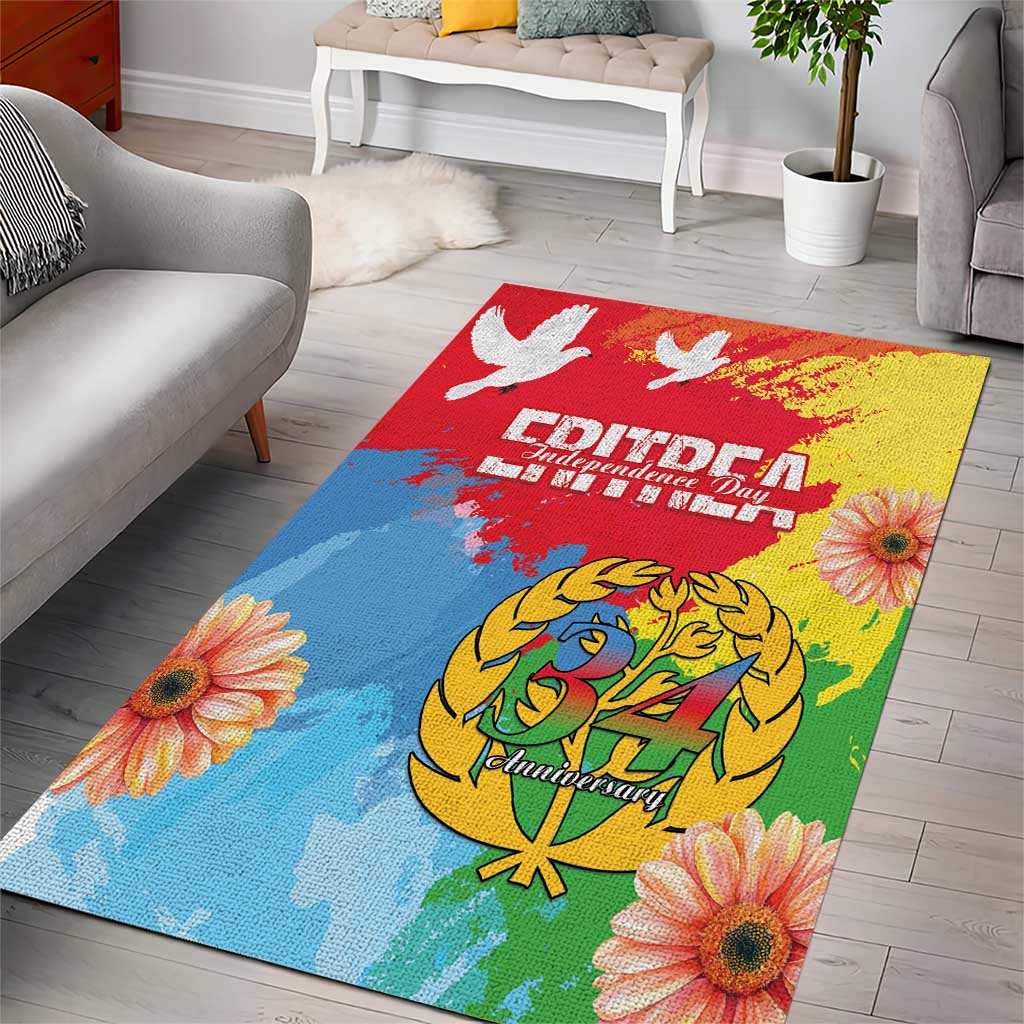 Eritrea Area Rug Happy Independence Day LT15