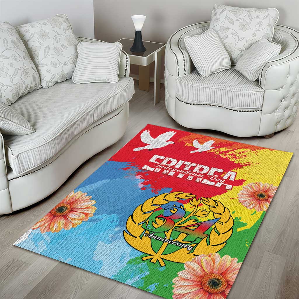 Eritrea Area Rug Happy Independence Day LT15