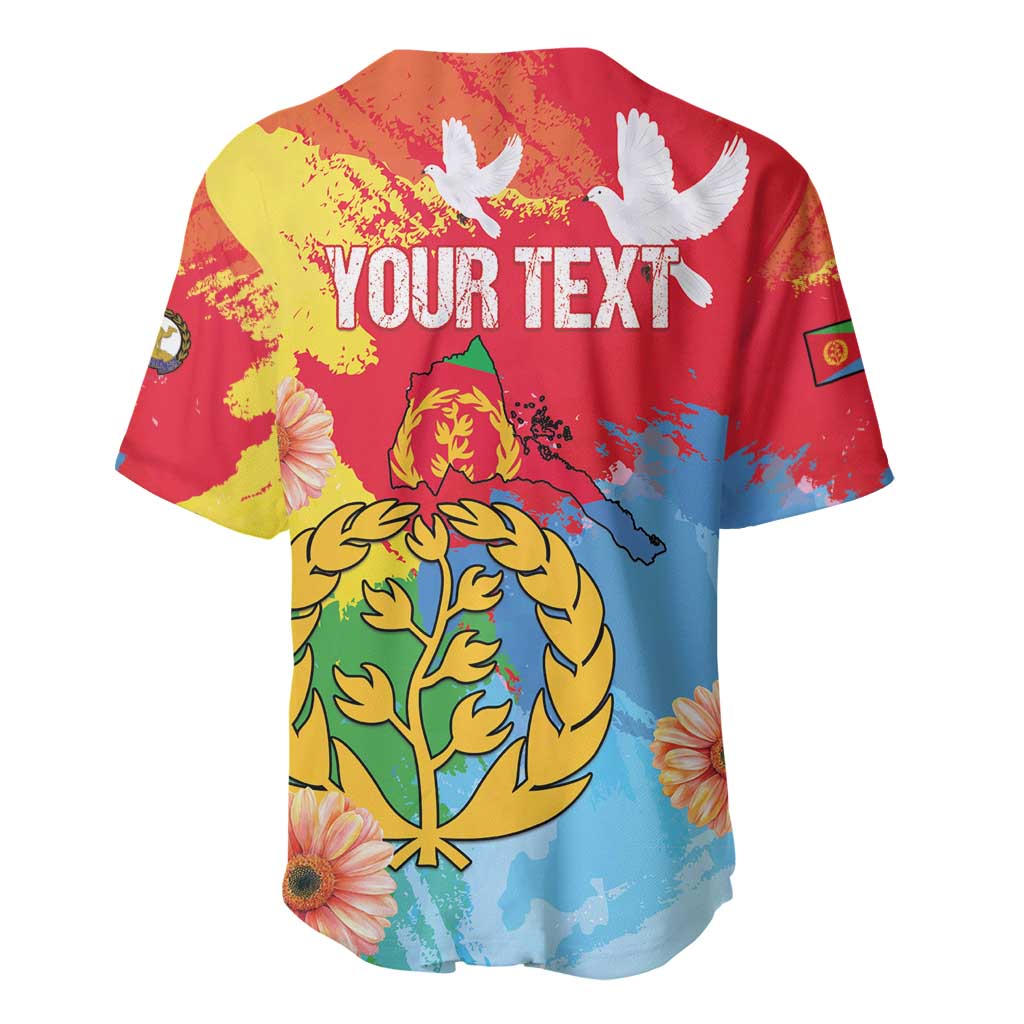 Personalised Eritrea Baseball Jersey Happy Independence Day LT15