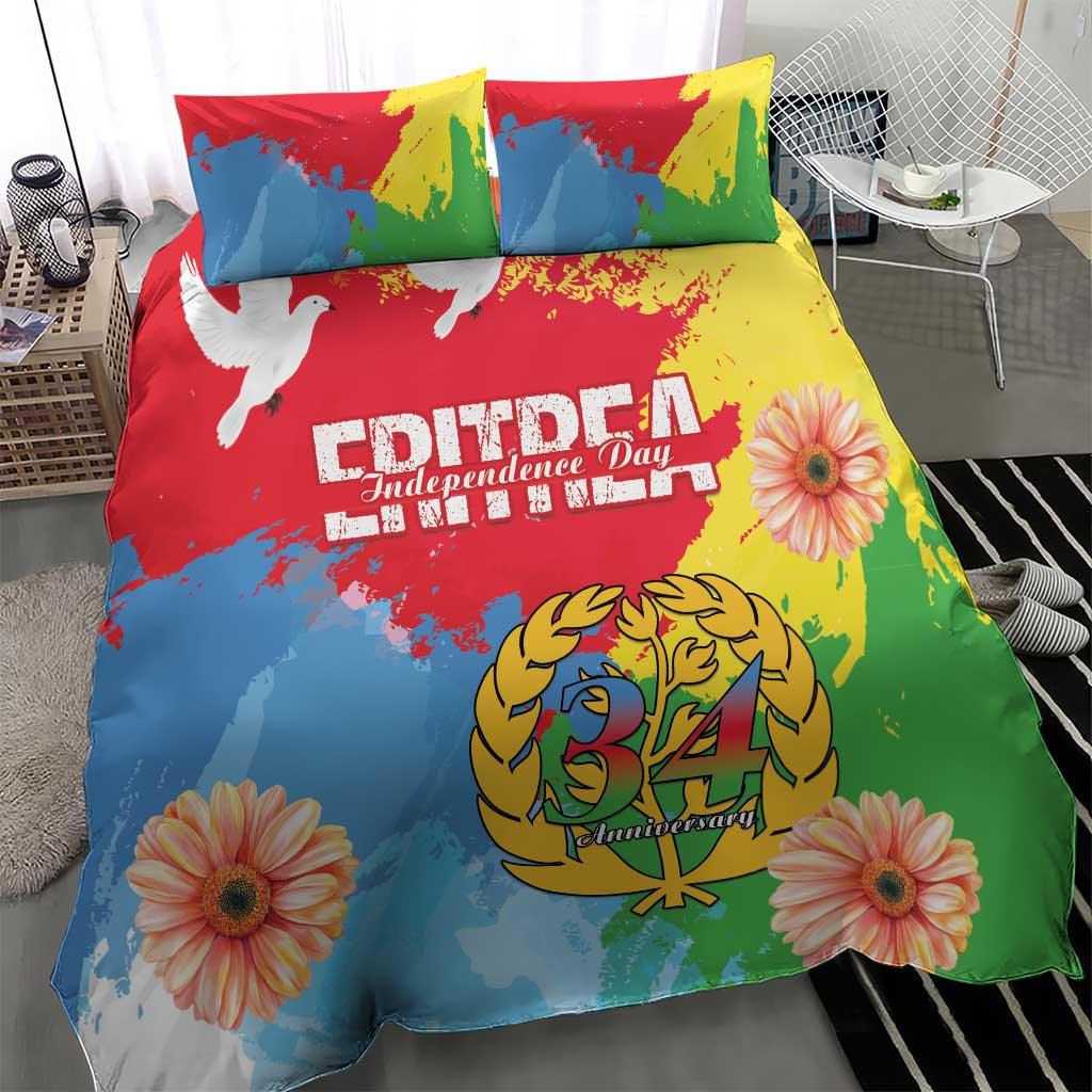 Eritrea Bedding Set Happy Independence Day LT15