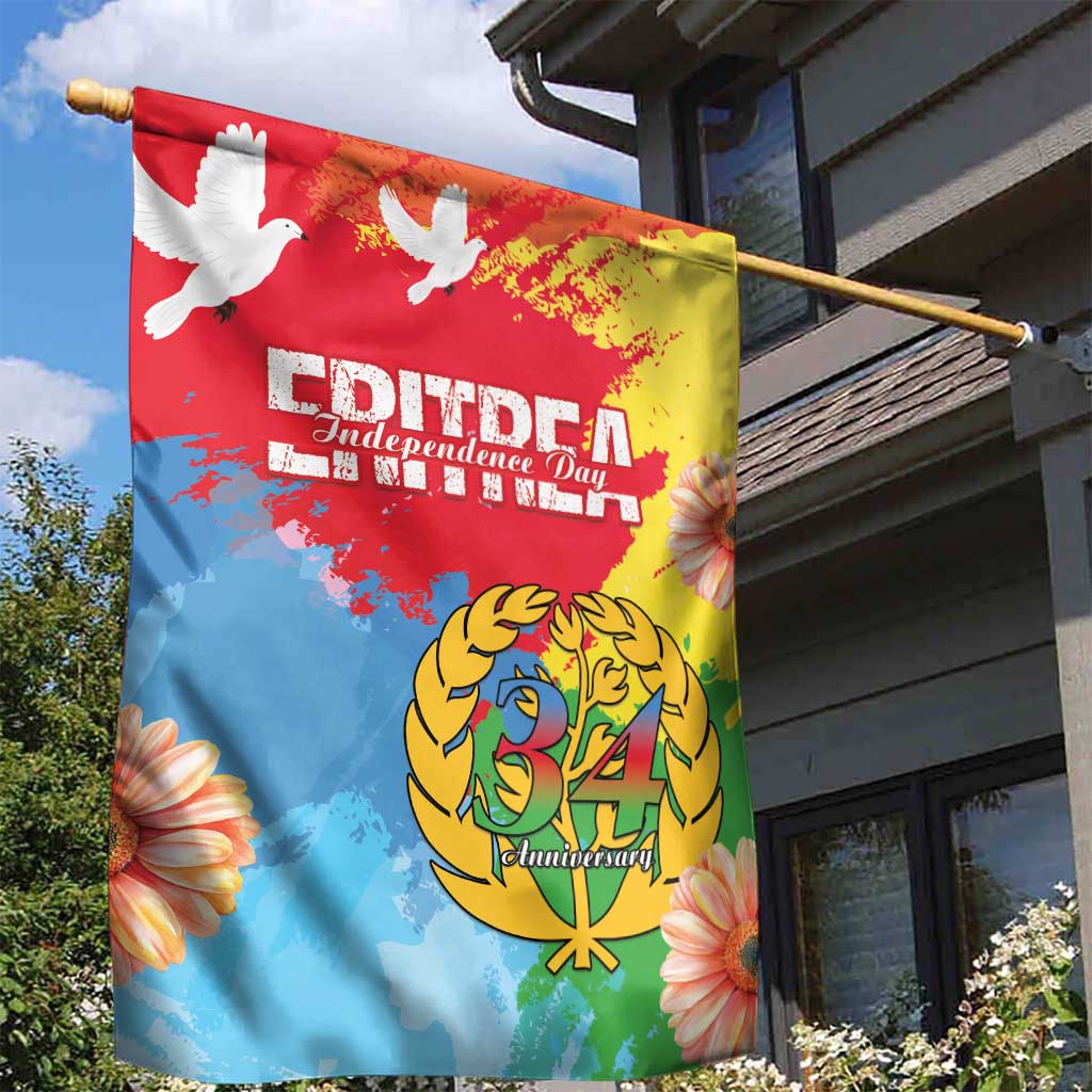 Eritrea Garden Flag Happy Independence Day LT15