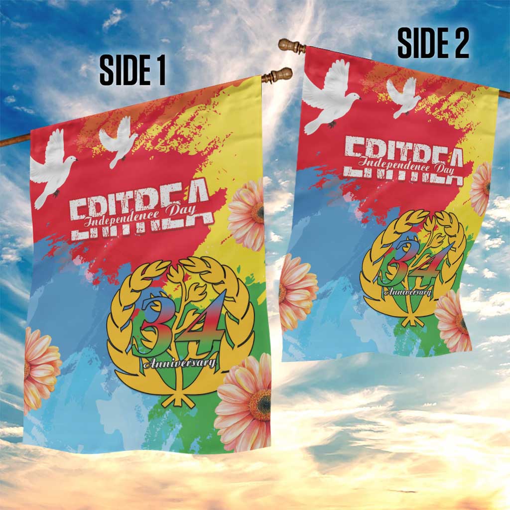 Eritrea Garden Flag Happy Independence Day LT15