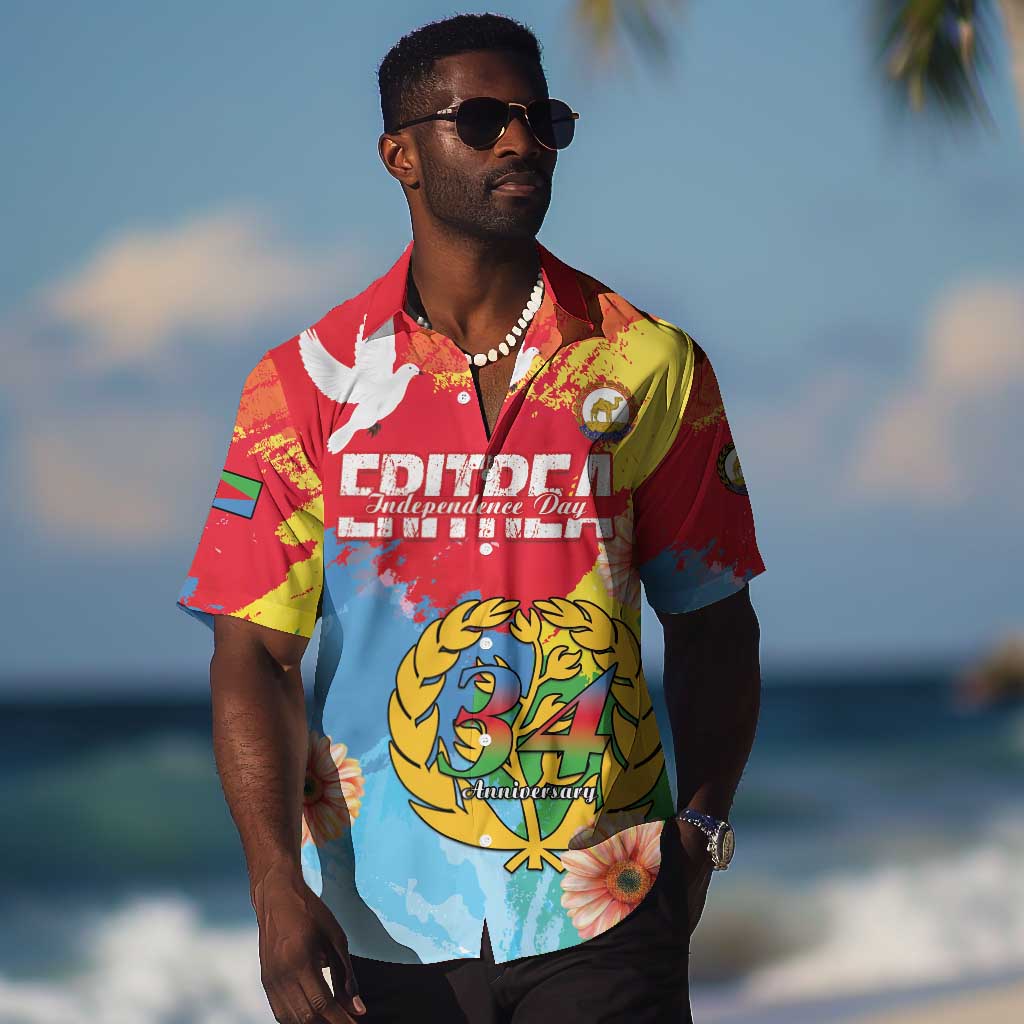 Personalised Eritrea Hawaiian Shirt Happy Independence Day LT15