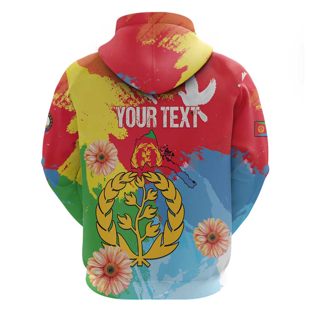 Personalised Eritrea Independence Day Hoodie Grunge Style LT15