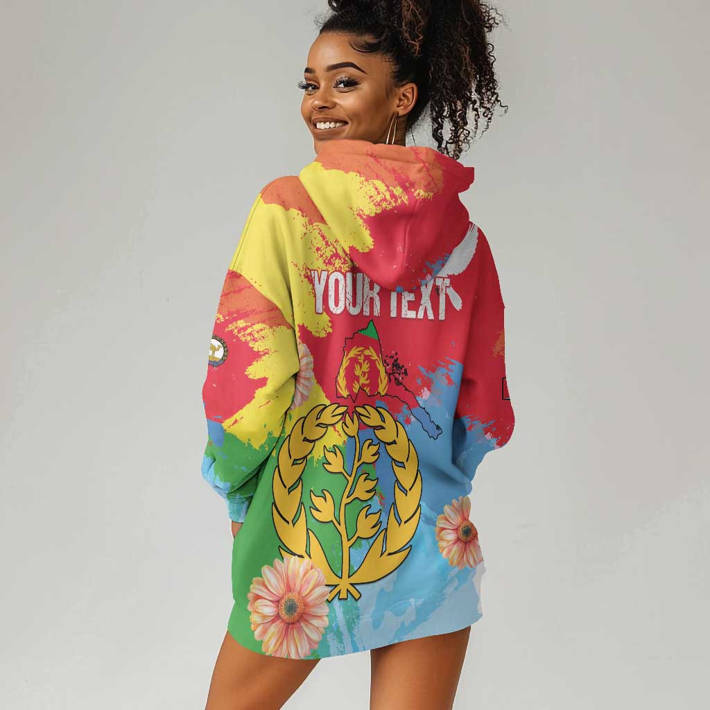 Personalised Eritrea Hoodie Dress Happy Independence Day LT15