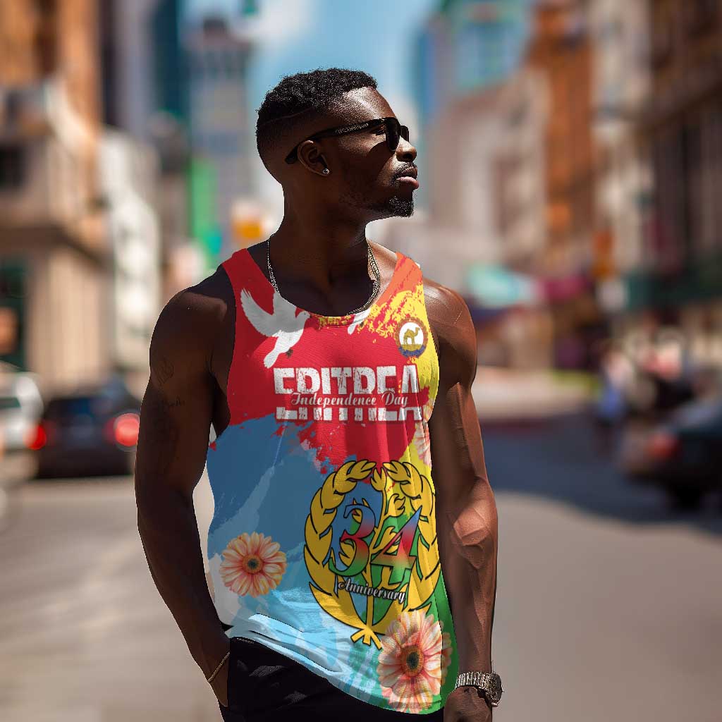 Personalised Eritrea Men Tank Top Happy Independence Day LT15