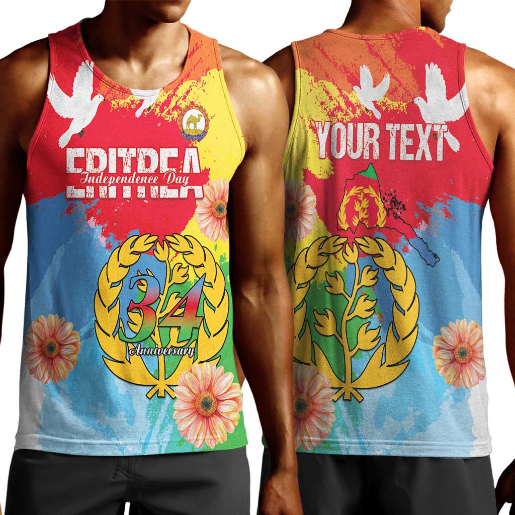 Personalised Eritrea Men Tank Top Happy Independence Day LT15
