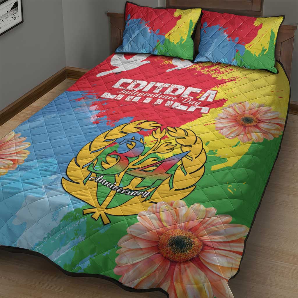 Eritrea Quilt Bed Set Happy Independence Day LT15