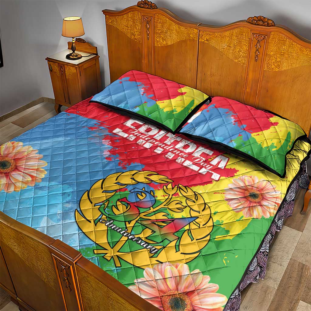 Eritrea Quilt Bed Set Happy Independence Day LT15