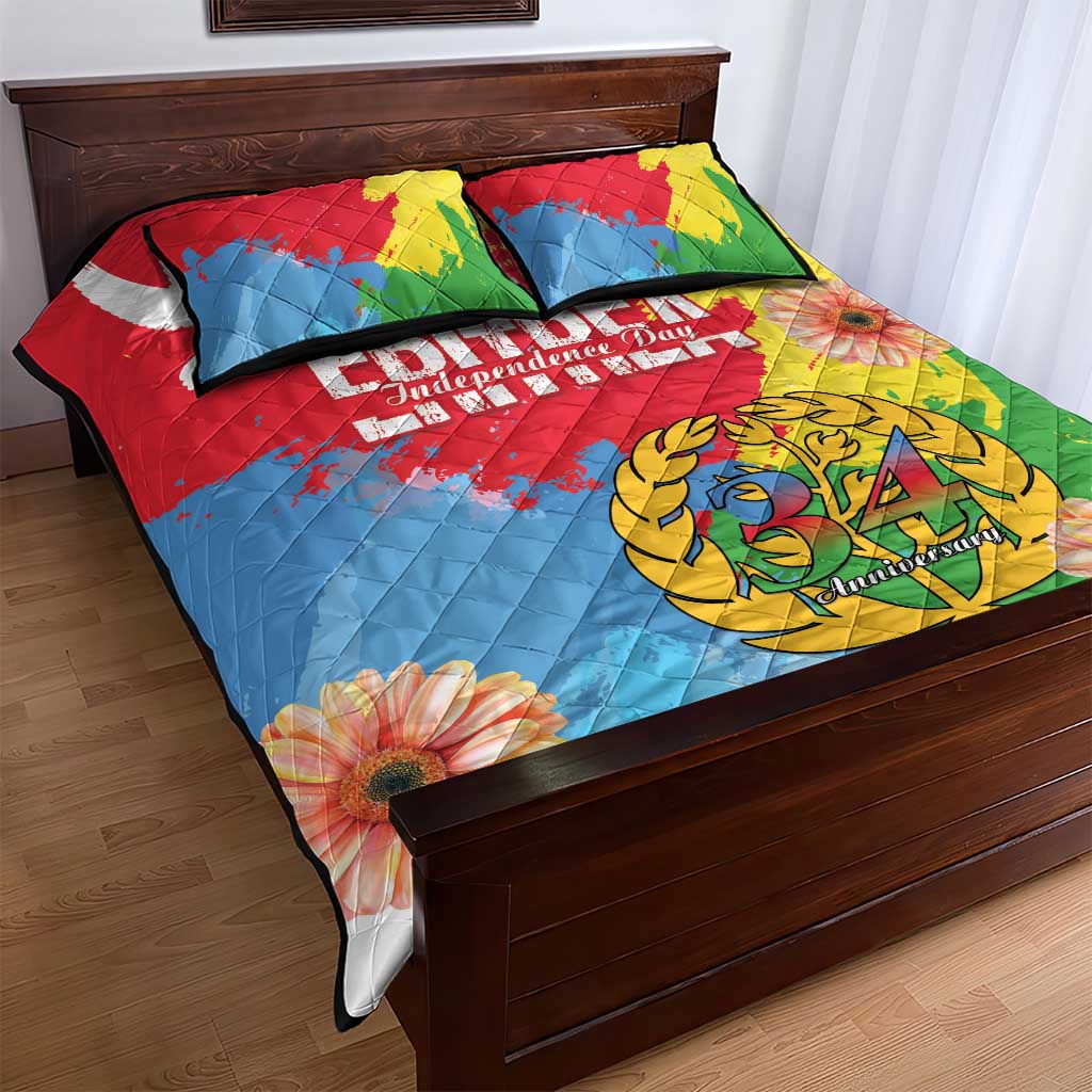 Eritrea Quilt Bed Set Happy Independence Day LT15