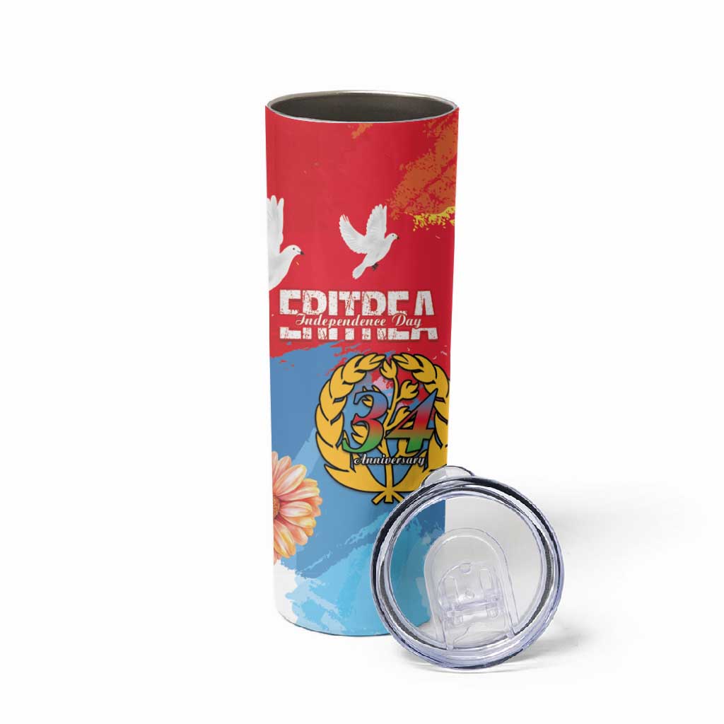 Personalised Eritrea Skinny Tumbler Happy Independence Day LT15