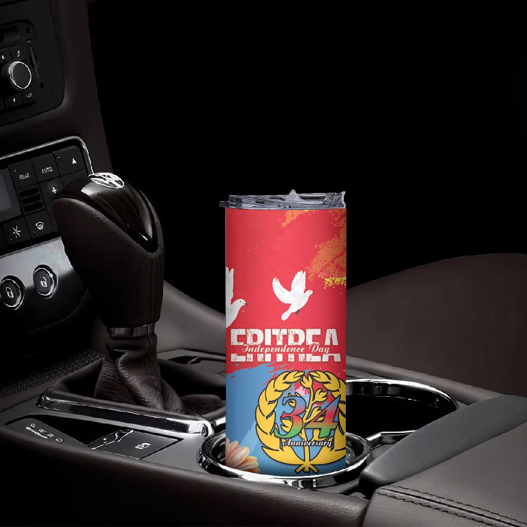 Personalised Eritrea Skinny Tumbler Happy Independence Day LT15