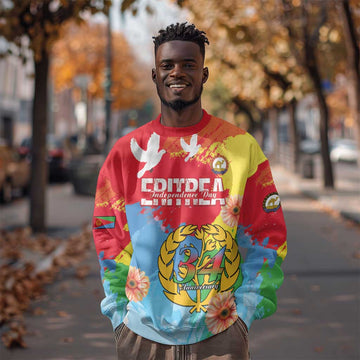 Personalised Eritrea Sweatshirt Happy Independence Day LT15