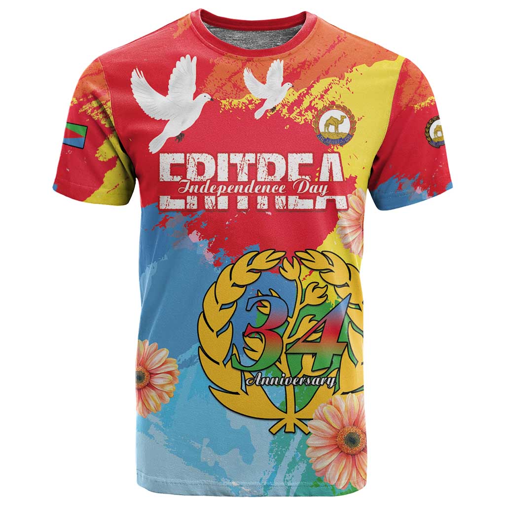 Personalised Eritrea T shirt Happy Independence Day LT15
