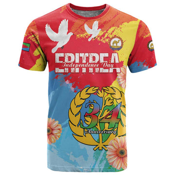 Personalised Eritrea T shirt Happy Independence Day LT15