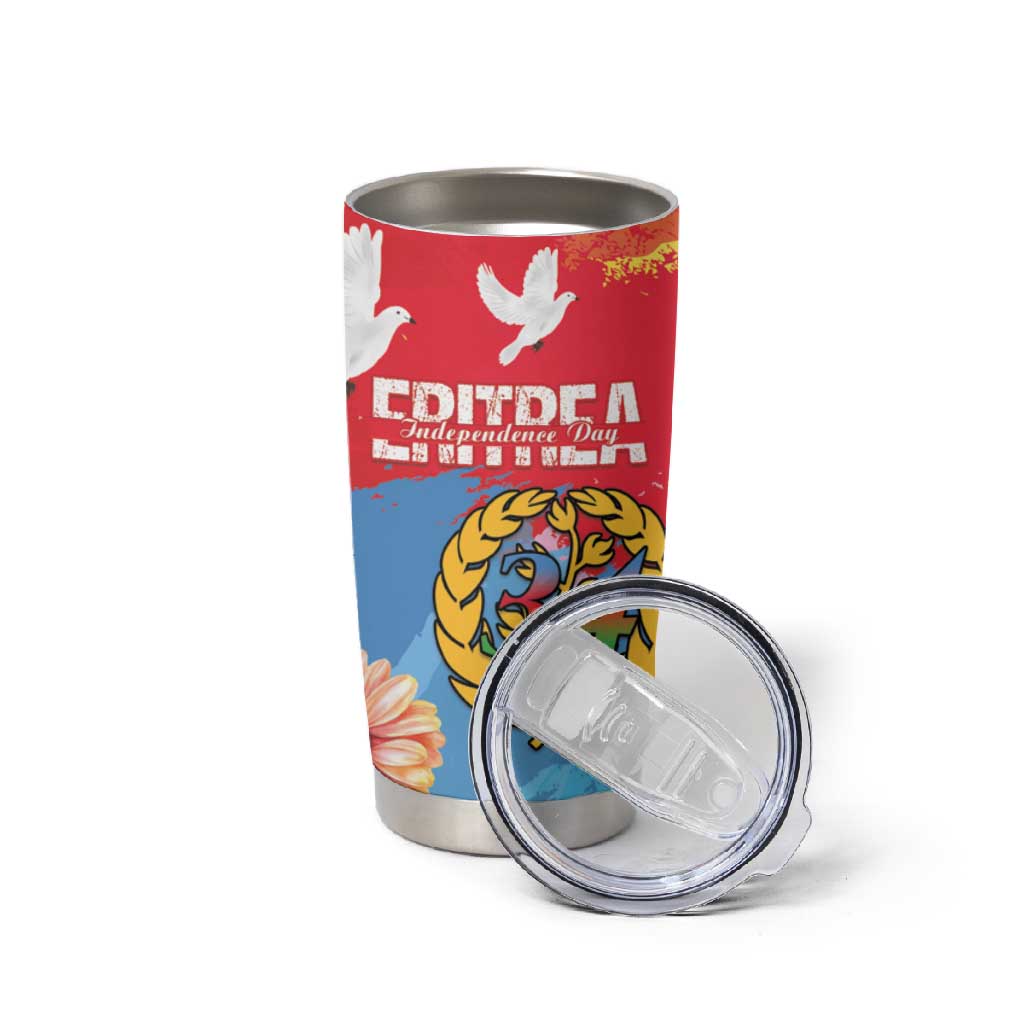 Personalised Eritrea Tumbler Cup Happy Independence Day LT15
