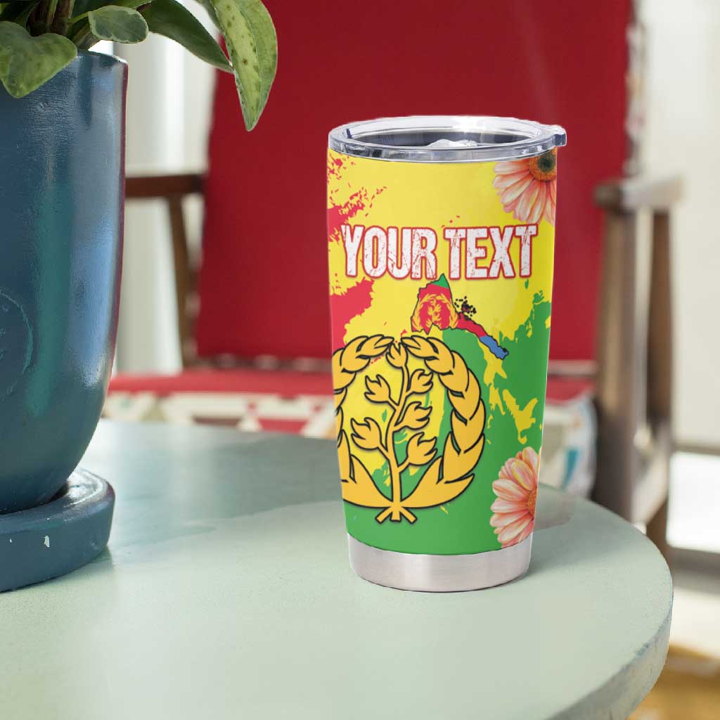 Personalised Eritrea Tumbler Cup Happy Independence Day LT15