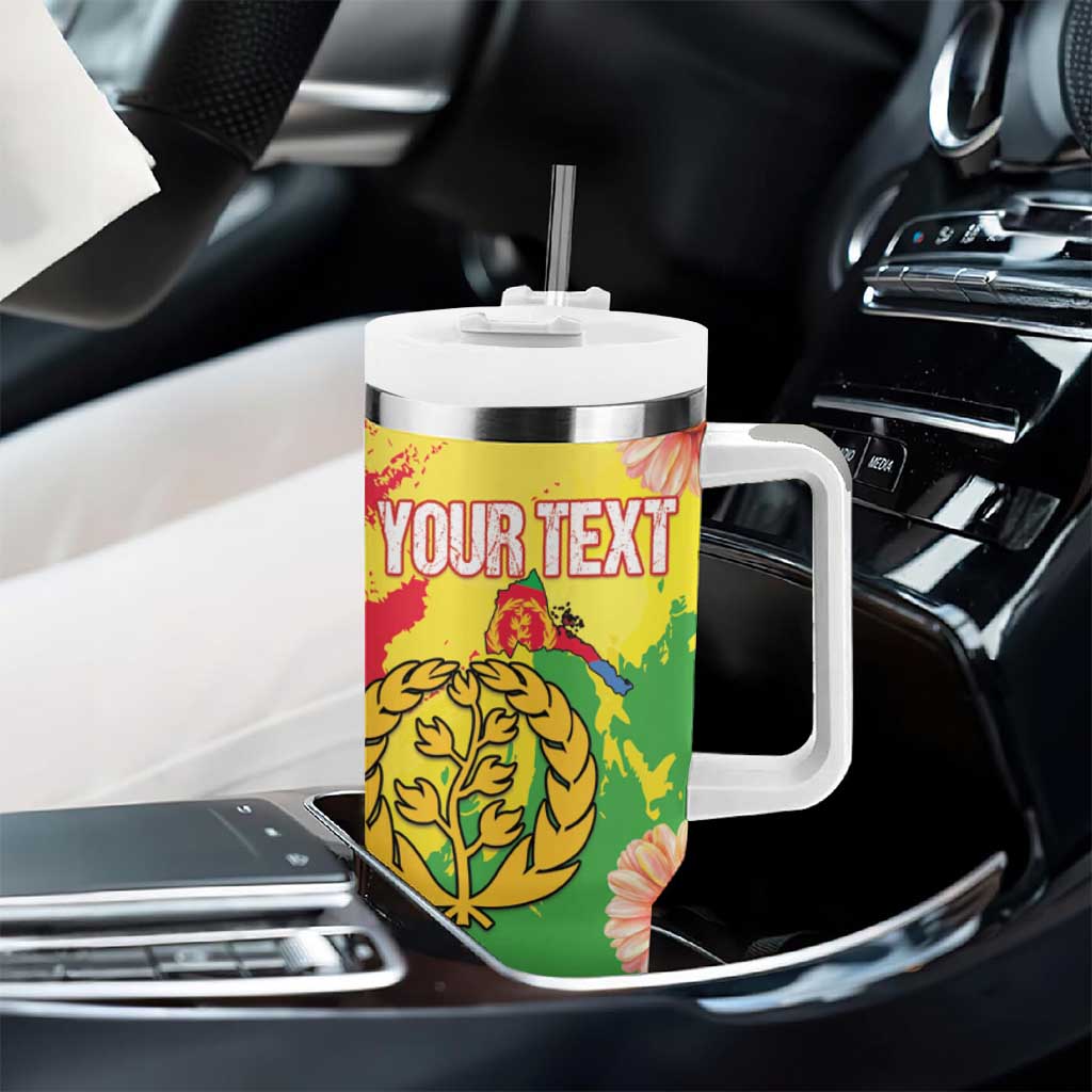 Personalised Eritrea Tumbler With Handle Happy Independence Day LT15