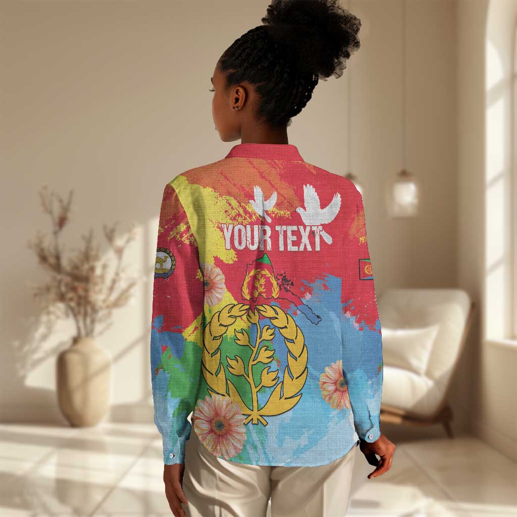 Personalised Eritrea Women Casual Shirt Happy Independence Day LT15