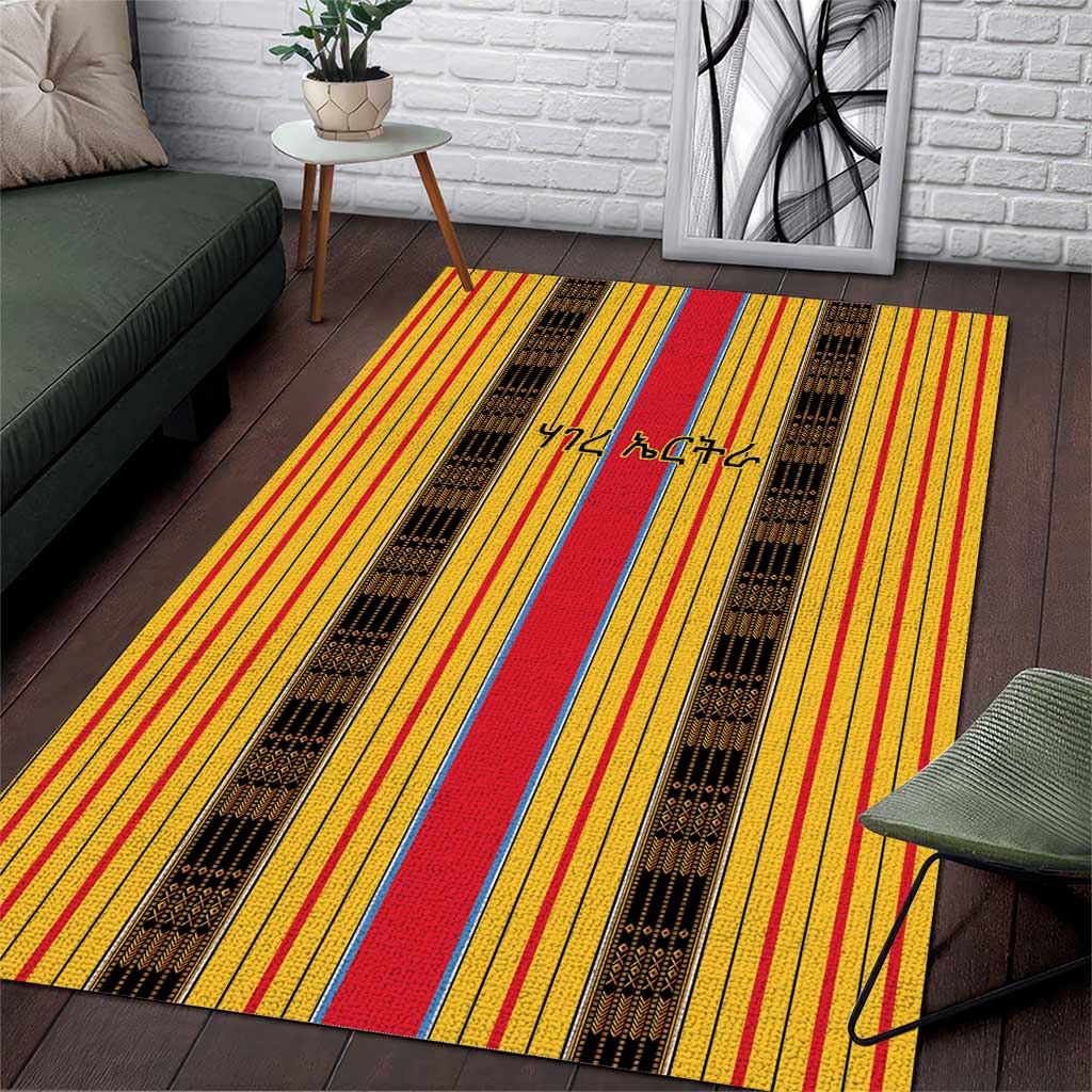 Eritrea Traditional Saho Mix Tilet Pattern Area Rug LT15