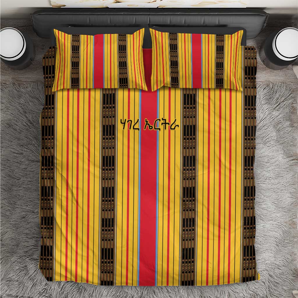 Eritrea Traditional Saho Mix Tilet Pattern Bedding Set LT15