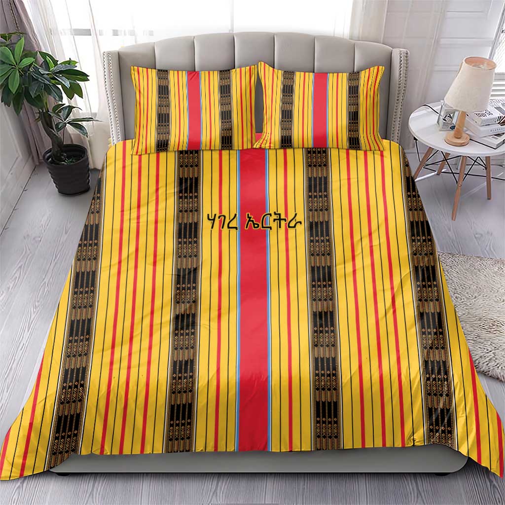 Eritrea Traditional Saho Mix Tilet Pattern Bedding Set LT15