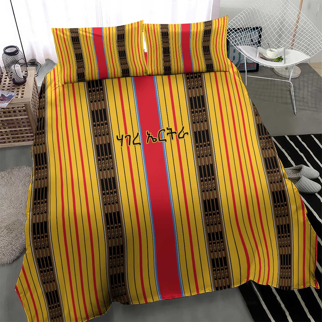 Eritrea Traditional Saho Mix Tilet Pattern Bedding Set LT15