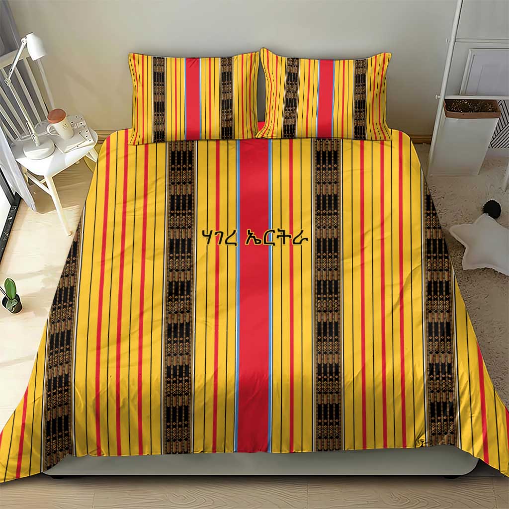 Eritrea Traditional Saho Mix Tilet Pattern Bedding Set LT15