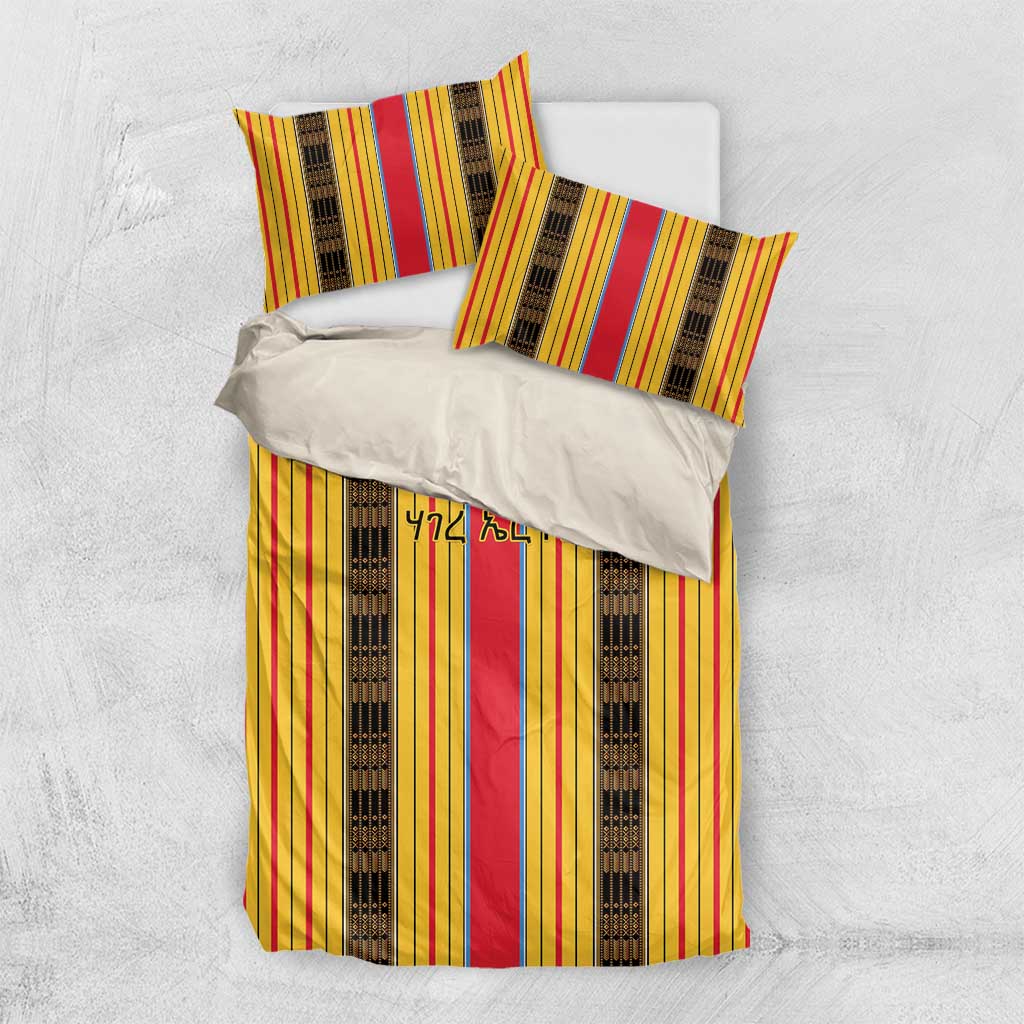 Eritrea Traditional Saho Mix Tilet Pattern Bedding Set LT15
