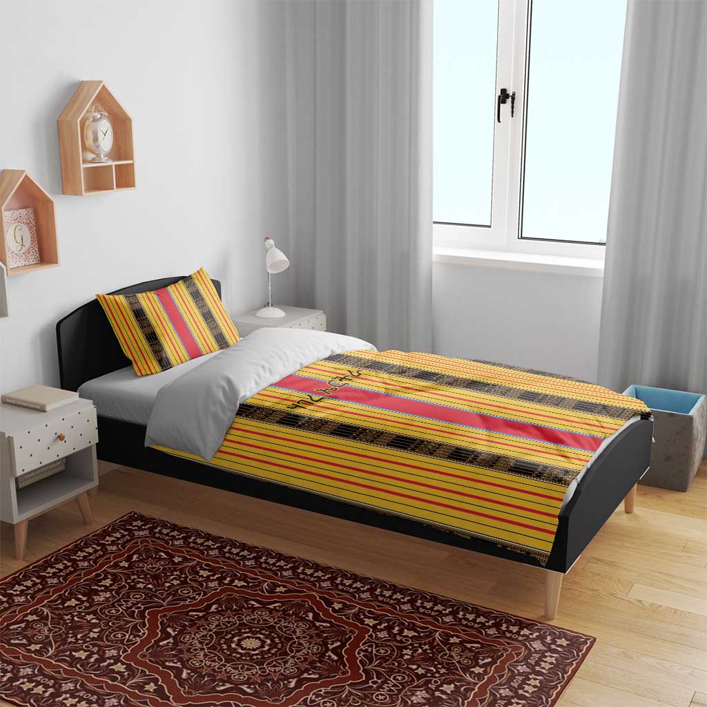 Eritrea Traditional Saho Mix Tilet Pattern Bedding Set LT15