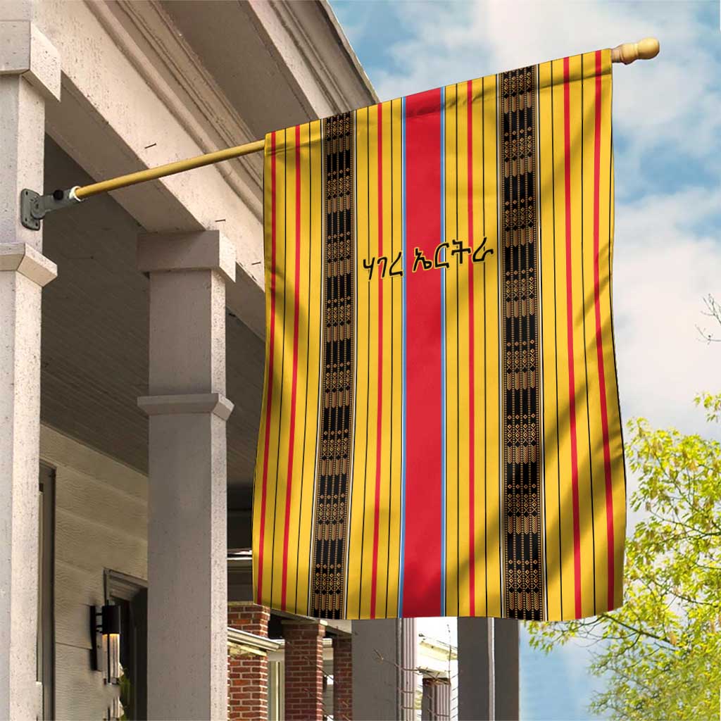 Eritrea Traditional Saho Mix Tilet Pattern Garden Flag LT15