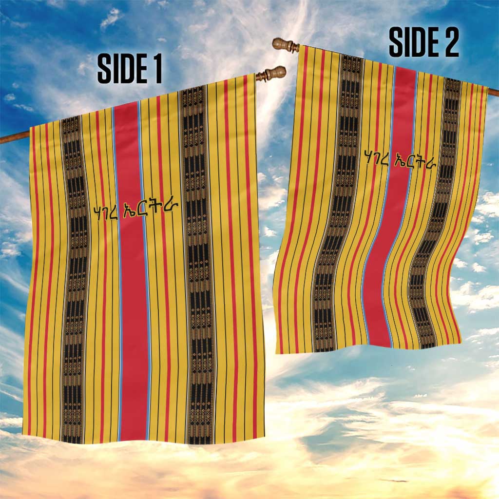 Eritrea Traditional Saho Mix Tilet Pattern Garden Flag LT15