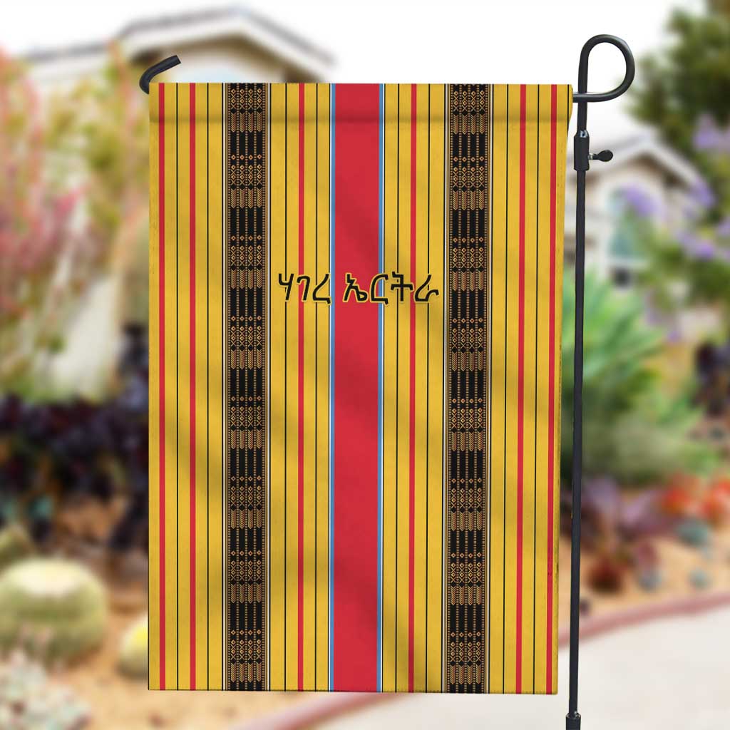 Eritrea Traditional Saho Mix Tilet Pattern Garden Flag LT15