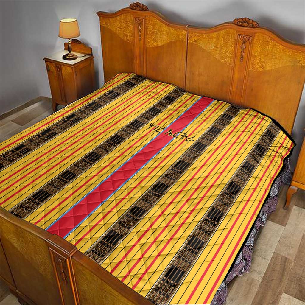 Eritrea Traditional Saho Mix Tilet Pattern Quilt LT15