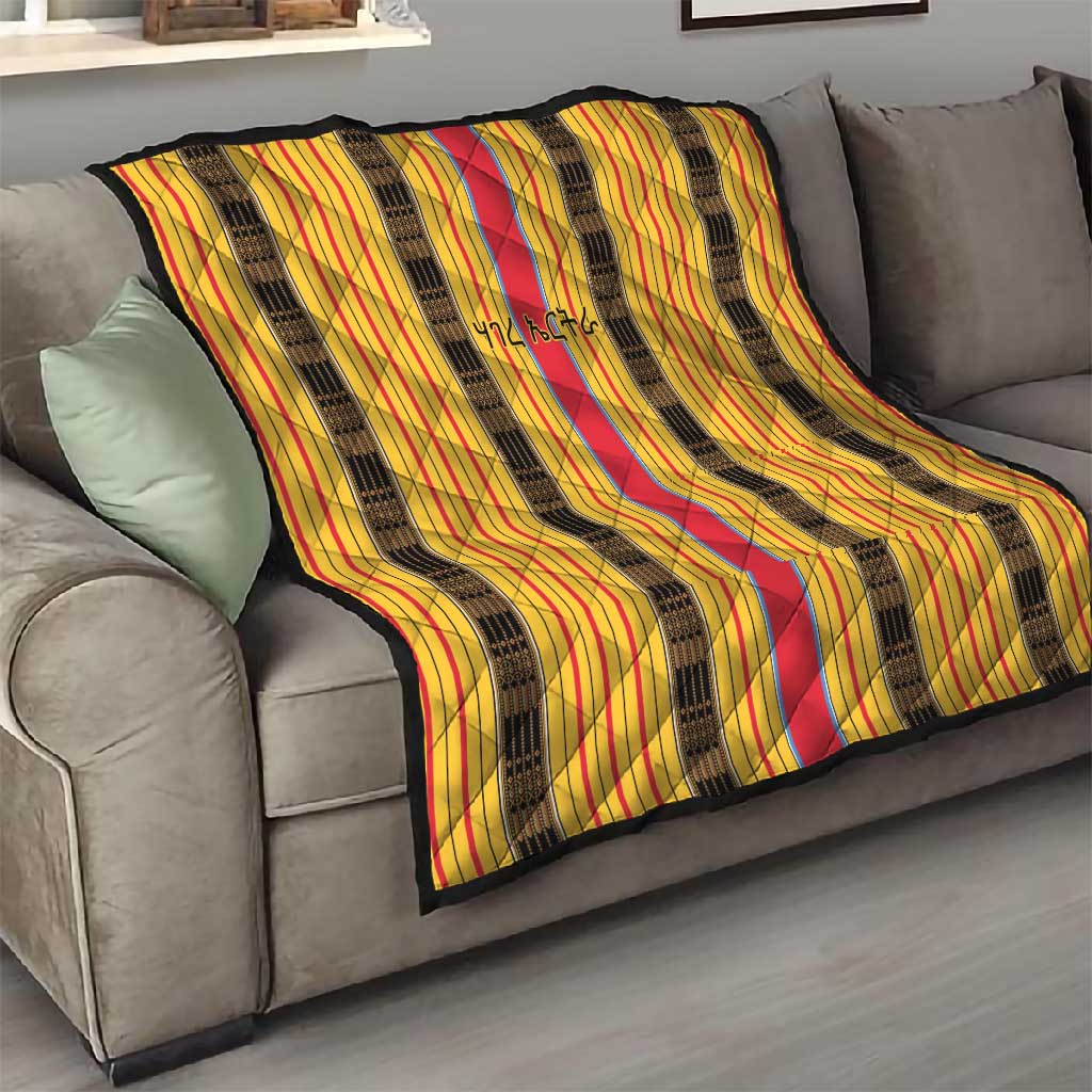 Eritrea Traditional Saho Mix Tilet Pattern Quilt LT15