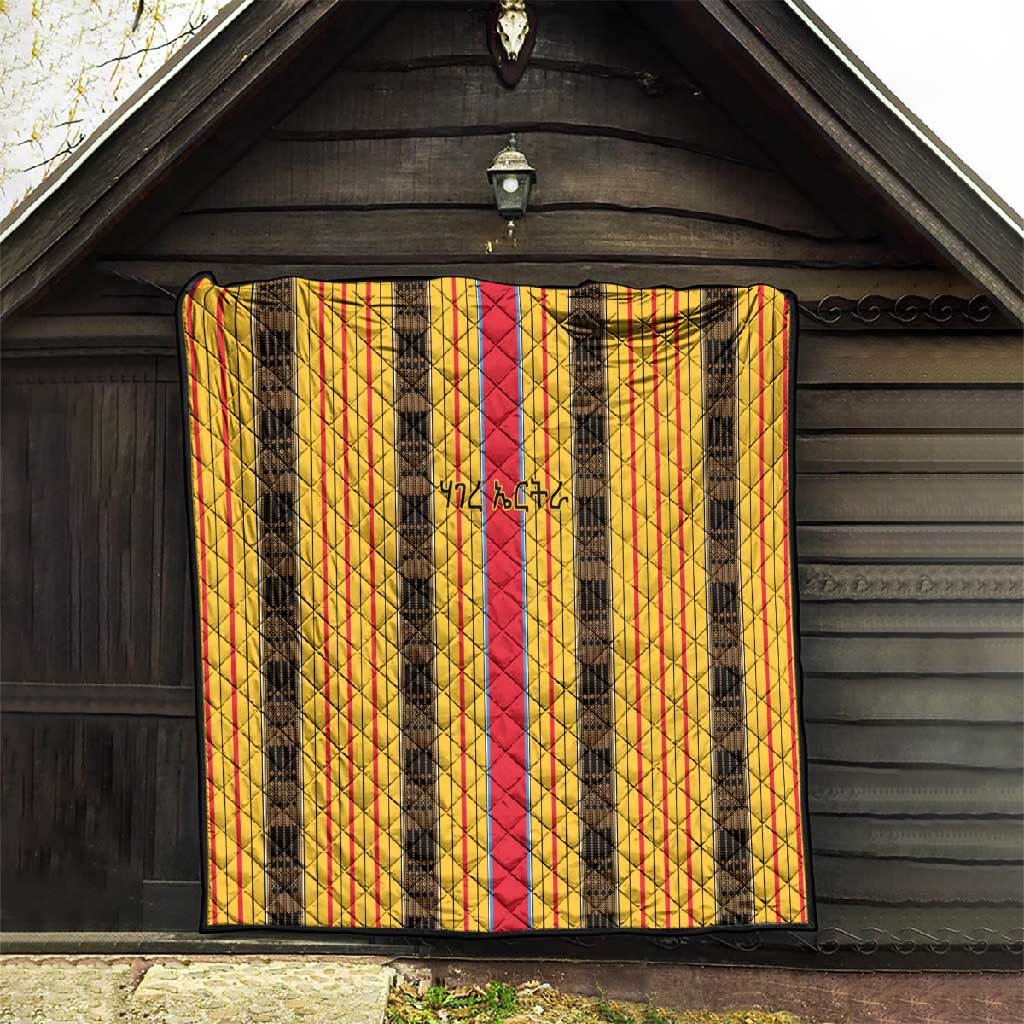 Eritrea Traditional Saho Mix Tilet Pattern Quilt LT15