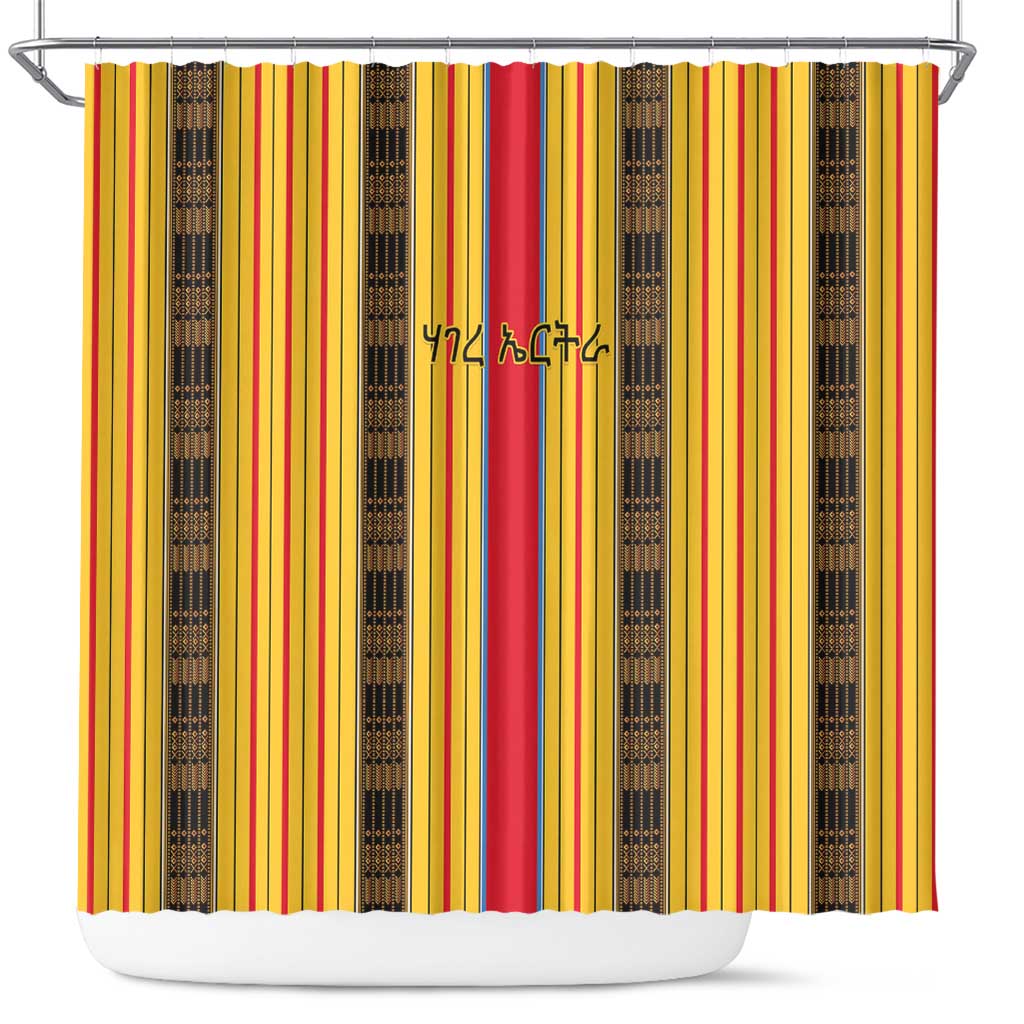 Eritrea Traditional Saho Shower Curtain Mix Tilet Pattern LT15