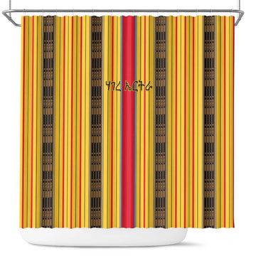 Eritrea Traditional Saho Shower Curtain Mix Tilet Pattern LT15