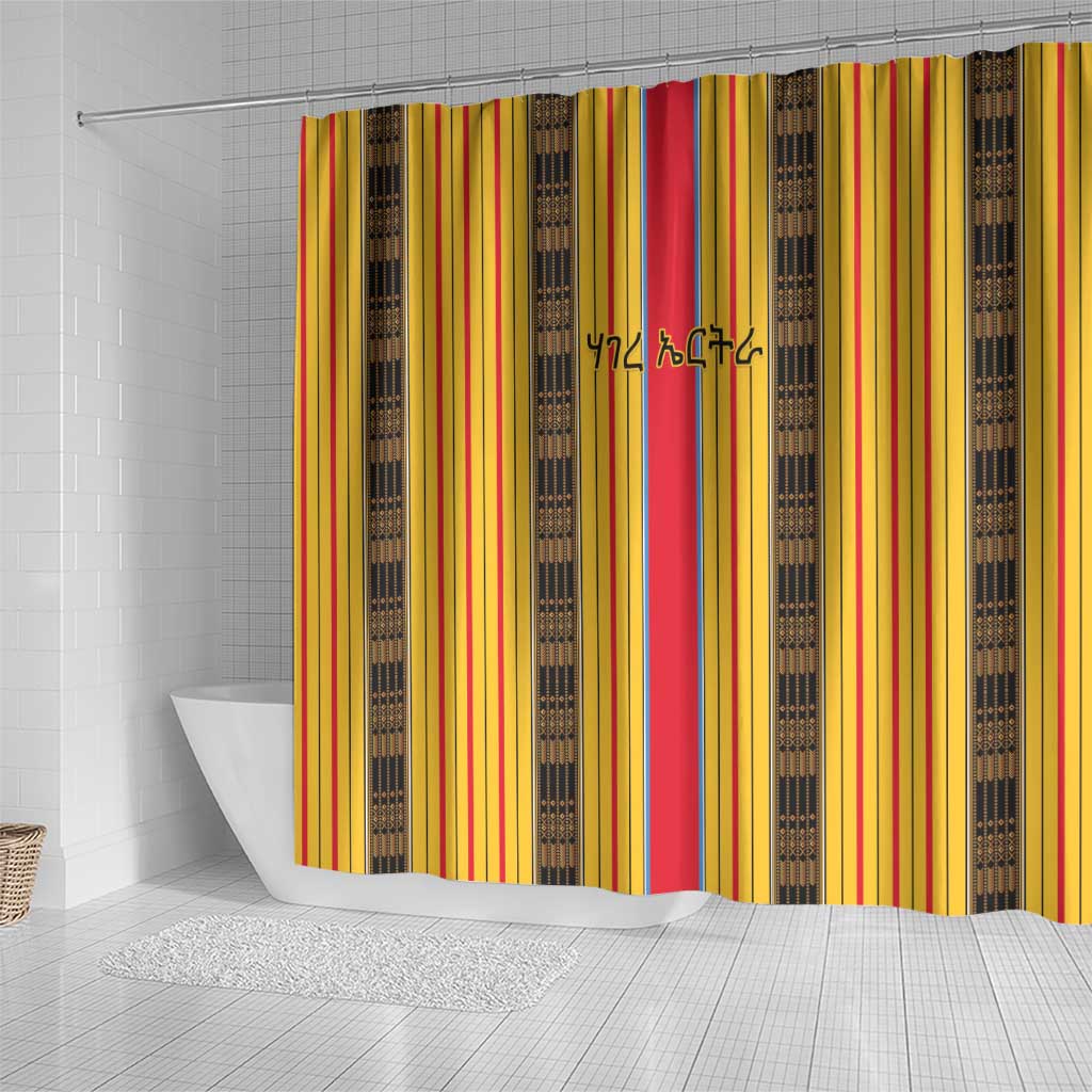 Eritrea Traditional Saho Shower Curtain Mix Tilet Pattern LT15