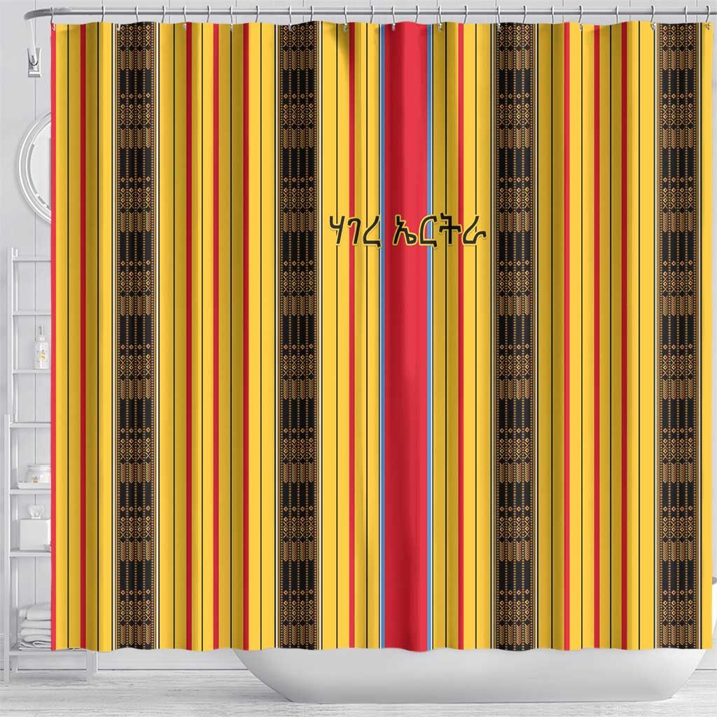 Eritrea Traditional Saho Shower Curtain Mix Tilet Pattern LT15