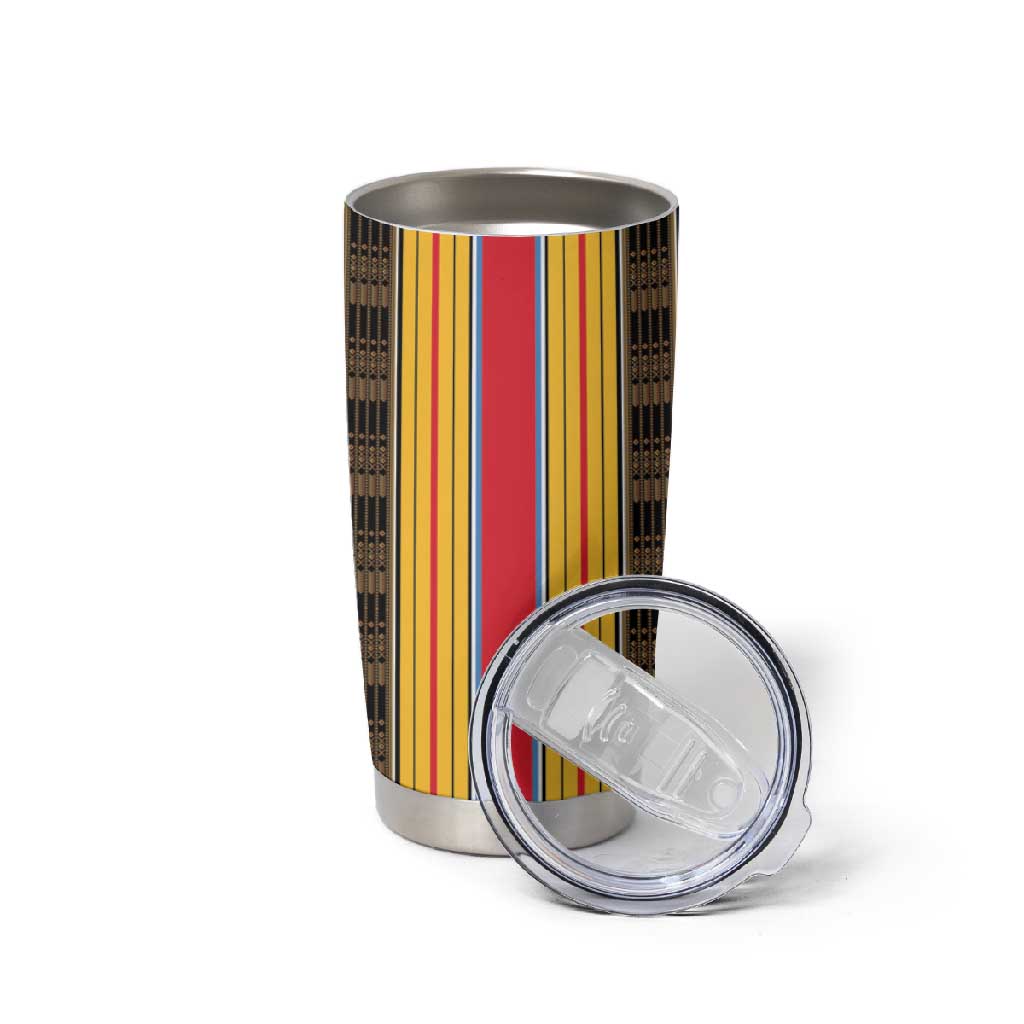 Eritrea Traditional Saho Mix Tilet Pattern Tumbler Cup LT15