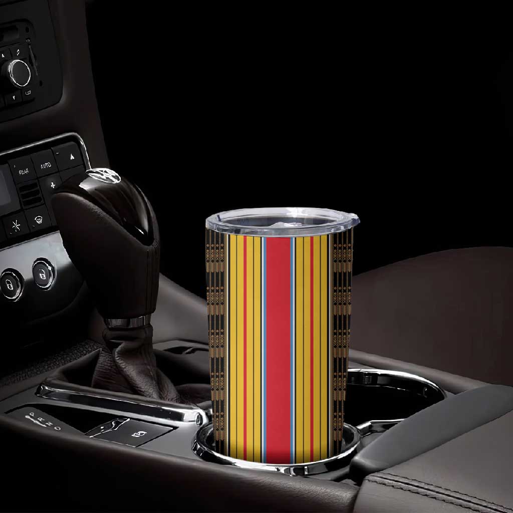 Eritrea Traditional Saho Mix Tilet Pattern Tumbler Cup LT15