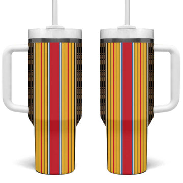 Eritrea Traditional Saho Mix Tilet Pattern Tumbler With Handle LT15