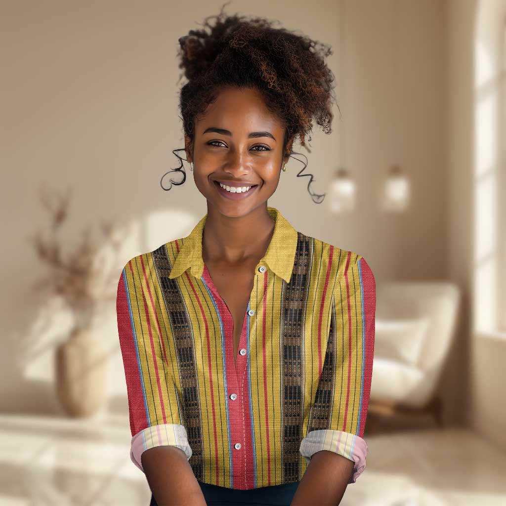 Eritrea Traditional Saho Mix Tilet Pattern Women Casual Shirt LT15