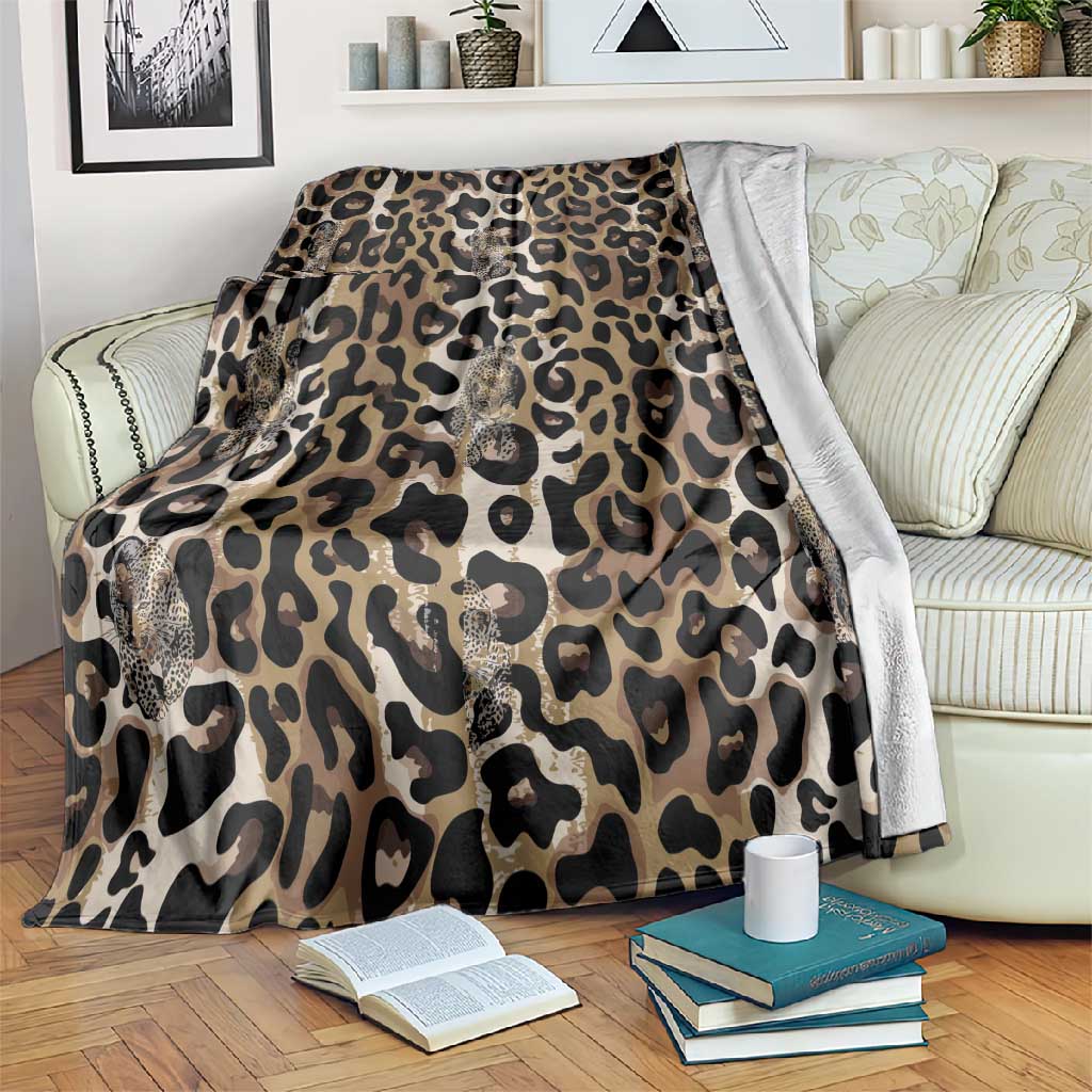 African Leopard Skin Pattern Blanket LT15